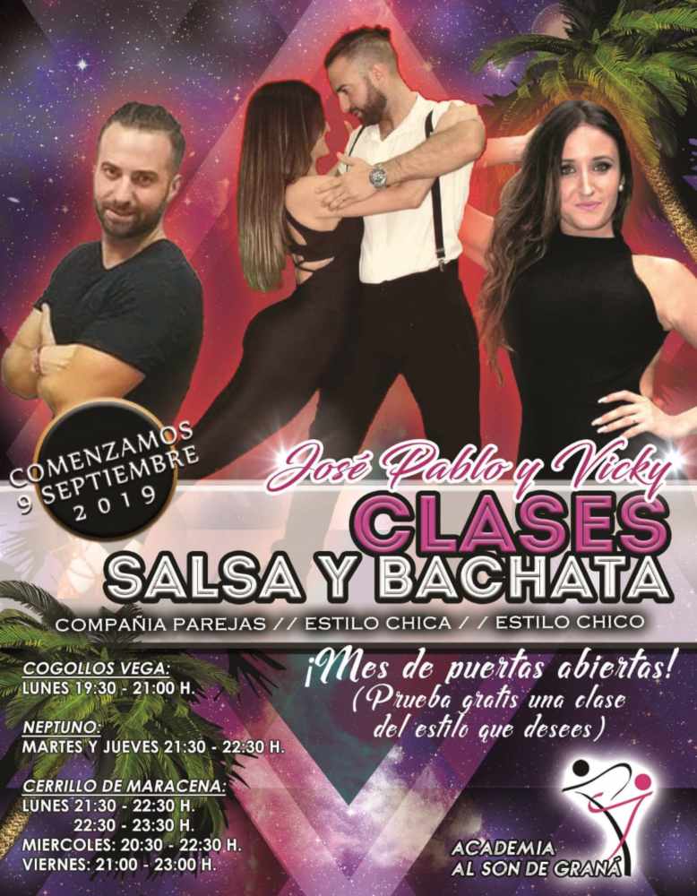 Clases de Salsa y Bachata 2019 Al son de Graná
